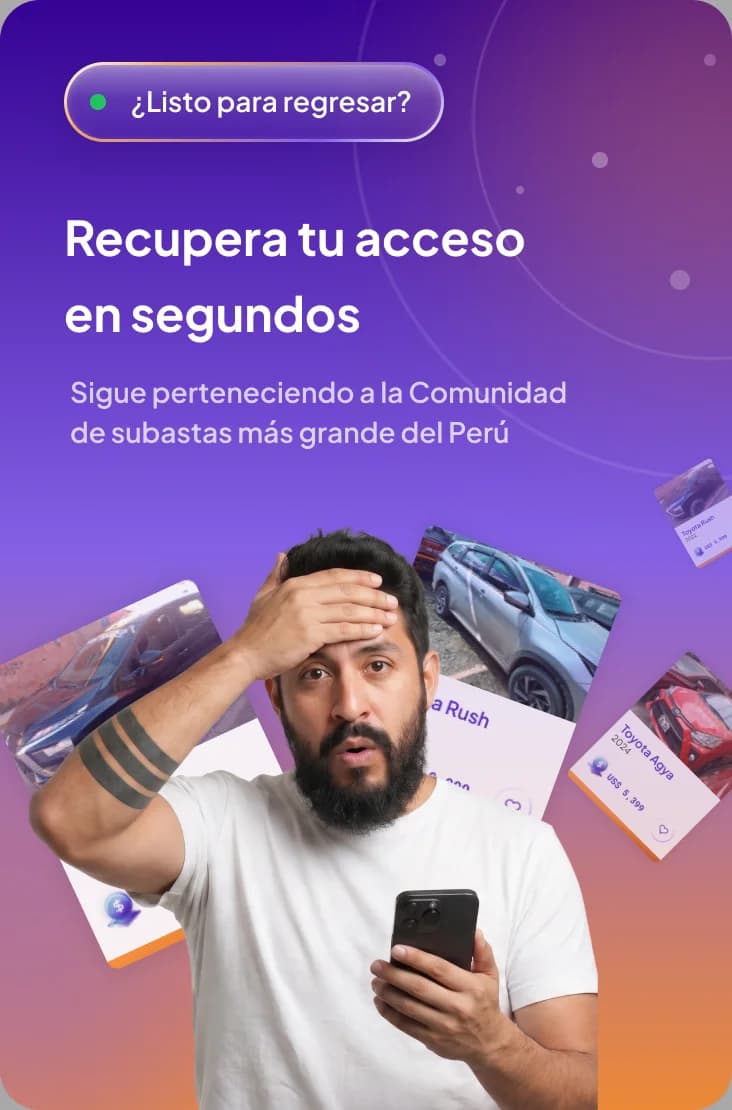 Recupera tu acceso en segundos